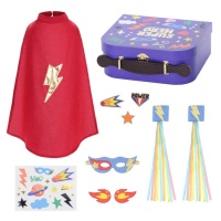 Kit de superhéroe en maletín - PartyDeco - 6 piezas