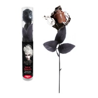 Rosa de chocolate negra de 20 gr - Dekora