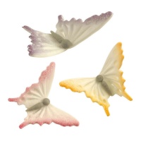 Figuras de azúcar de Mariposas de 5,7 x 4,2 cm - Dekora - 24 unidades