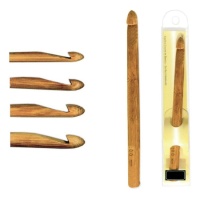 Agujas de ganchillo de 8 a 12 mm bambú - Nadel - 1 unidad