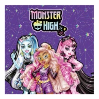 Servilletas de Monster High de 16,5 cm - 20 unidades
