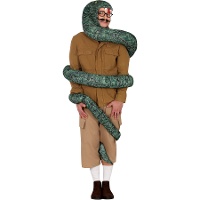 Disfraz de ataque de serpiente para hombre