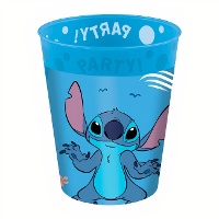 Vasos de Stitch de 250 ml reutilizables - 4 unidades