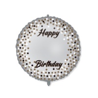 Globo de Happy Birthday personalizable de 46 cm - Procos