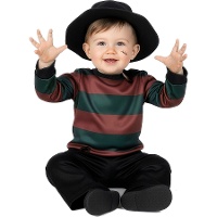 Disfraz de asesino Freddy para bebé