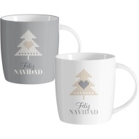 Taza de 350 ml Feliz Navidad nordic - 1 unidad