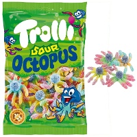 Pulpos de gominola con pica pica - trolli - 1 kg
