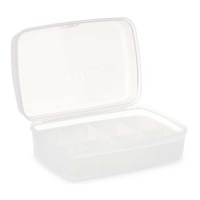 Caja organizadora de 21,5 x 15 x 8,5 cm - 8 compartimentos