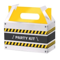 Caja de cartón de Construcción Party Kit - 5 unidades
