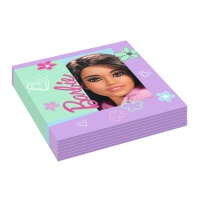 Servilletas 16,5 x 16,5 cm Barbie Dulce - 16 unidades