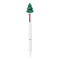 Bolígrafo de árbol navideño multicolor