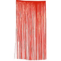 Cortina de 2 x 1 m roja