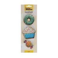 Cortadores de donut, cupcake y caramelo - Wilton - 3 unidades