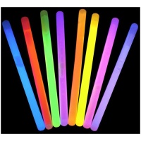 Barritas luminosas de 15 cm multicolor - 25 unidades
