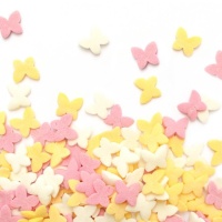 Sprinkles de mariposas de colores de 50 gr - Scrapcooking