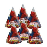 Sombreros de Spiderman - 6 unidades