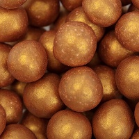 Sprinkles de perlas de 8 mm doradas - PME - 40 gr