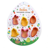 Cortadores de Pascua mini - Decora - 6 unidades