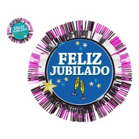 Broche de Feliz Jubilado de 14,5 cm