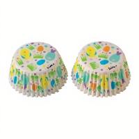 Cápsulas para cupcakes de pollitos divertidos - Decora - 36 unidades