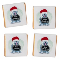 Chocolatinas de perrito Mery Christmas - 150 unidades