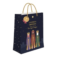 Bolsa regalo de 45 x 33 x 10 cm de Reyes Magos entrega especial - 1 unidad