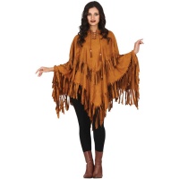 Poncho de indio para adulta