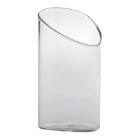 Vasitos de 80 ml de plástico transparente forma inclinada - Dekora - 100 unidades
