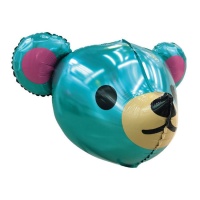 Globo de cabeza de oso de peluche de 66 cm