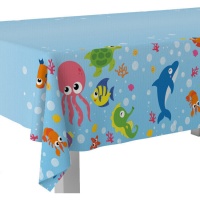 Mantel de Animales marinos de 1,80 x 1,20 m