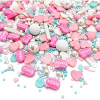 Sprinkles de Hugs & Kisses de 90 gr - Happy Sprinkles