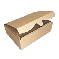 Caja para galletas kraft de 22 x 16,3 x 6,3 cm - Pastkolor