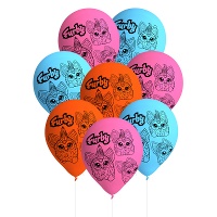 Globos de Furby de látex - 8 unidades