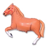 Globo de caballo marrón de 107 x 75 cm - Conver Party