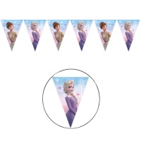 Banderín de Frozen lila - 2,3 m