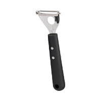 Pelador de 18,5 cm de verduras con mango negro