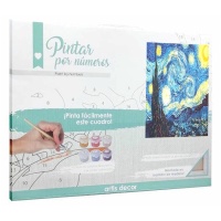 Pintar por números Noche Estrellada de 40 x 29,5 cm - Artis decor