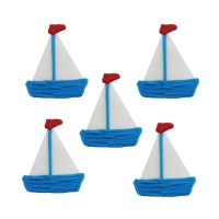 Figuras de azúcar de barcos - Creative Party - 5 unidades