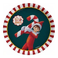 Platos de Elfo travieso The Elf on the Shelf de 17 cm - 6 unidades