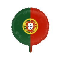 Globo de bandera de Portugal de 46cm