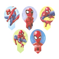 Picks de oblea recortables de Spiderman - 20 unidades