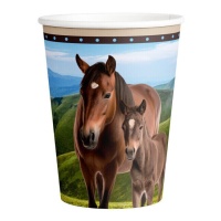 Vasos de caballo de 250 ml - 8 unidades