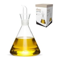 Aceitera de 500 ml transparente antigoteo