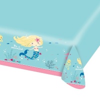 Mantel de papel de Be a Mermaid de 1,75 x 1,15 m