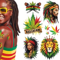 Tatuajes temporales Jamaicanos