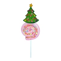 Piruleta twisty de árbol de Navidad de 40 gr