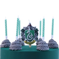 Velas de Slytherin - 6 unidades