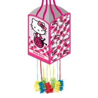 Piñata cuadrada de Hello Kitty de 34 x 20 cm