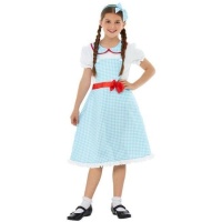 Disfraz de Dorothy azul para niña