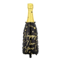Globo de botella de Happy New Year de 88 x 27 cm - PartyDeco
